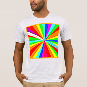 Captivating Vibrant Hues Colourful Pattern T-Shirt