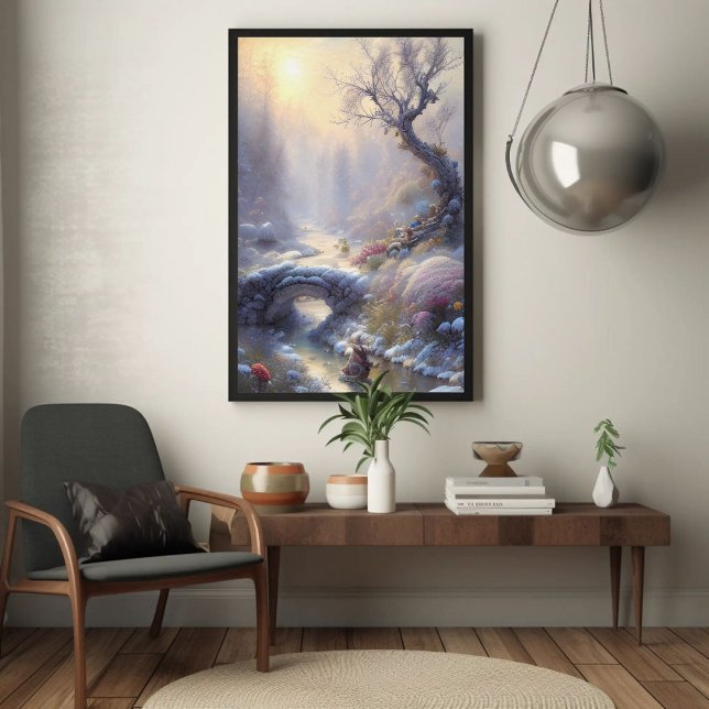 Captivating Winter Wonderland Landscape Art Poster (Creator Uploaded)