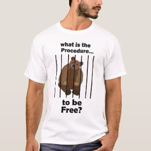 Captive Animal Bear Asking Freedom Animal Rescuer T-Shirt