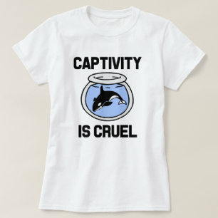 Captivity is Cruel women's shirt