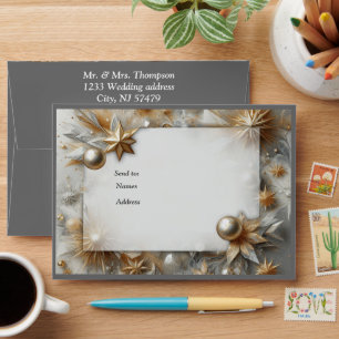 Capture Art Winter Scene & Snow and Ice Crystals Envelope