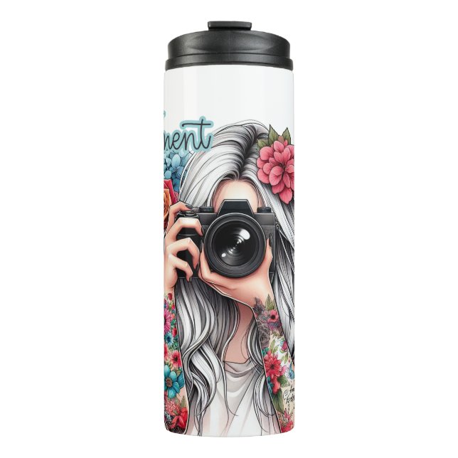 Capture Every Moment Photographer Thermal Tumbler (Front)