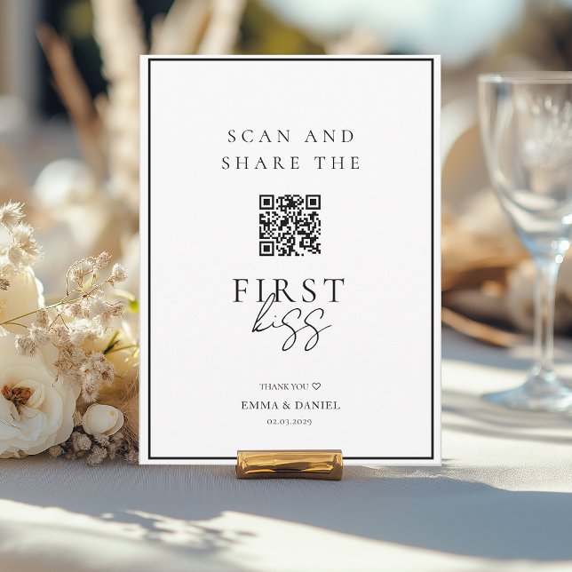 Capture Every Moment–Wedding QR Code Photo Sharing (Capture Every Moment–Wedding QR Code Photo Sharing. Personalized with your names, date and text.)