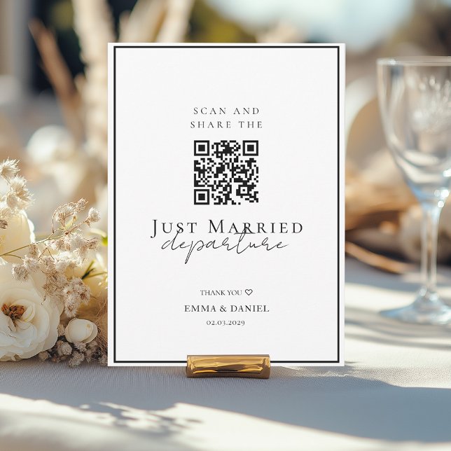 Capture Every Moment–Wedding QR Code Photo Sharing (Capture Every Moment–Wedding QR Code Photo Sharing. Personalized with your names, date and text.)
