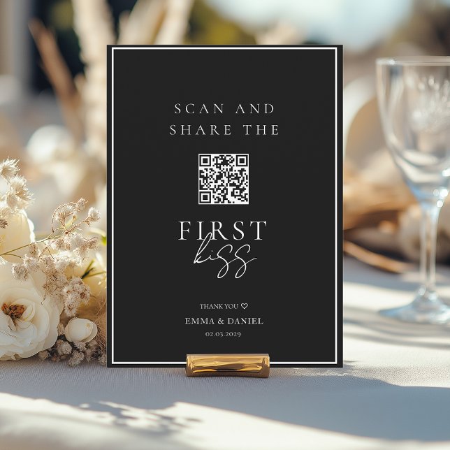 Capture Every Moment–Wedding QR Code Photo Sharing (Capture Every Moment–Wedding QR Code Photo Sharing. Personalized with your names, date and text.)