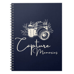 Capture Memories Photography Quote Notebook