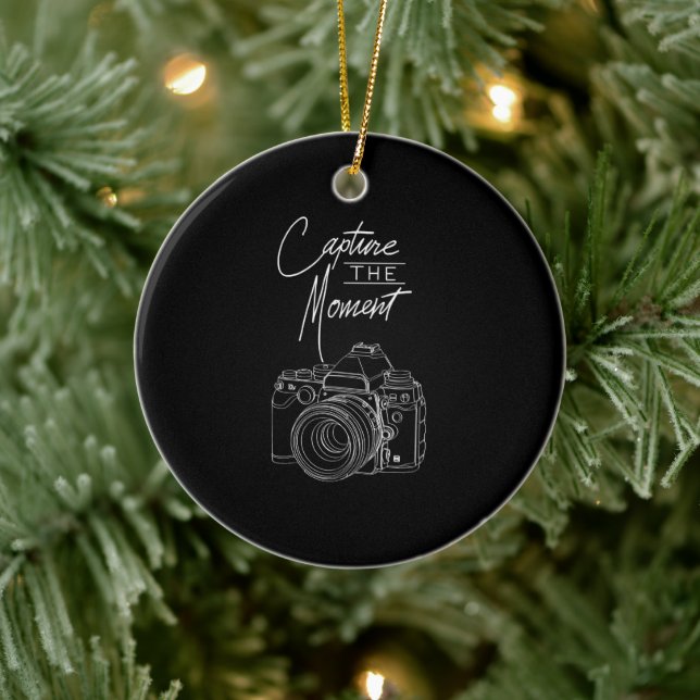 Capture  Moment Camera Photography Photographer. Ceramic Tree Decoration (Tree)