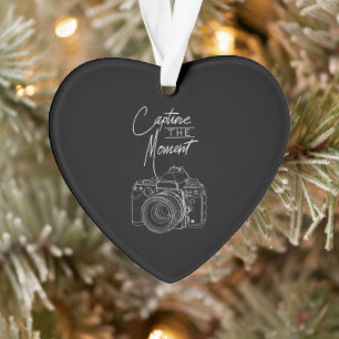 Capture Moment Camera Photography Photographer Ornament