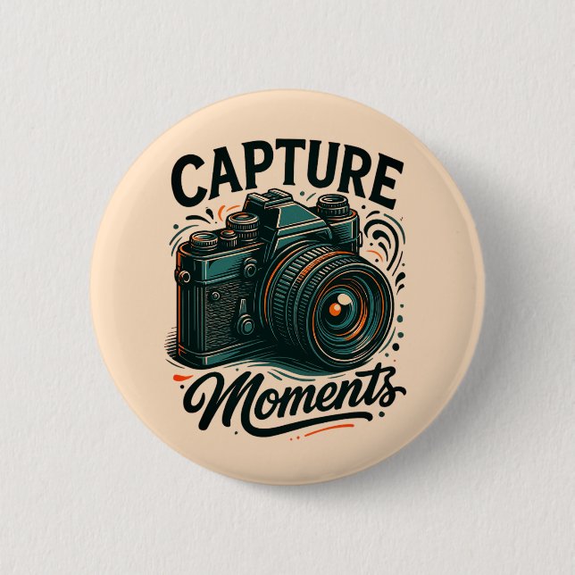 Capture Moments Camera Art Button (Front)