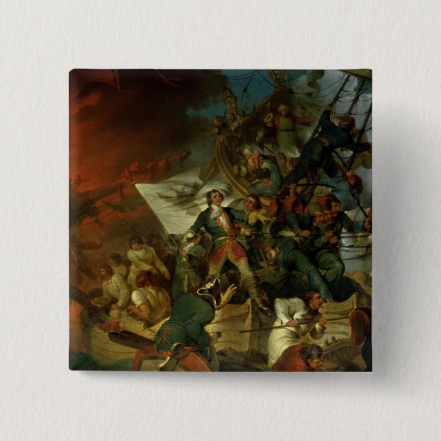 Capture of Azov, 18th May 1696 15 Cm Square Badge (Front)