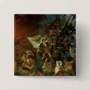 Capture of Azov, 18th May 1696 15 Cm Square Badge