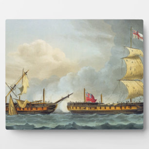 Capture of La Fique, January 5th 1795, from 'The N Plaque