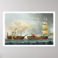 Capture of La Fique, January 5th 1795, from 'The N