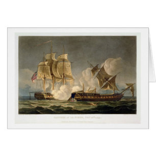 Capture of La Forte, February 28th 1799, engraved