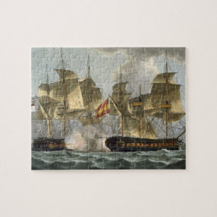 Capture of the Mahonesa, October 13th 1796, engrav Jigsaw Puzzle