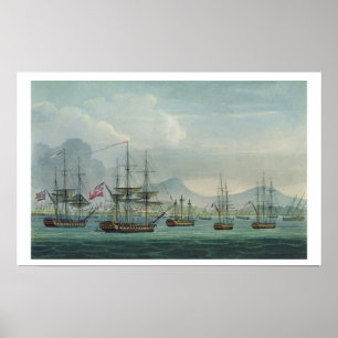 Capture of the Maria Riggersbergen on October 18th Poster