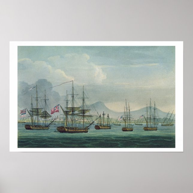 Capture of the Maria Riggersbergen on October 18th Poster (Front)