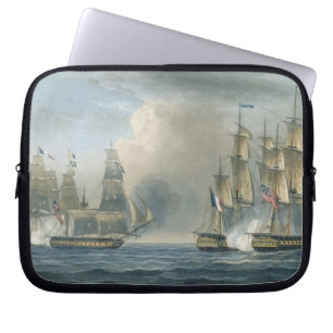 Capture of the Pomone by HMS Arethusa off Cuba in Laptop Sleeve