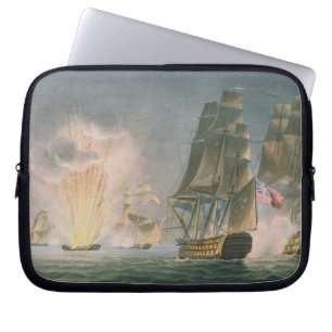 Capture of the Rivoli, 22nd February, 1812, engrav Laptop Sleeve