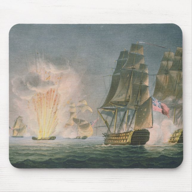 Capture of the Rivoli, 22nd February, 1812, engrav Mouse Mat (Front)