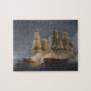 Capture of the Thetis by HMS Amethyst, 10th Novemb Jigsaw Puzzle