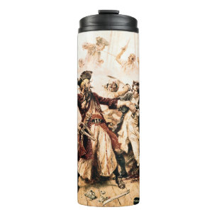 Capture, Pirate Blackbeard, Queen Anne's Revenge Thermal Tumbler