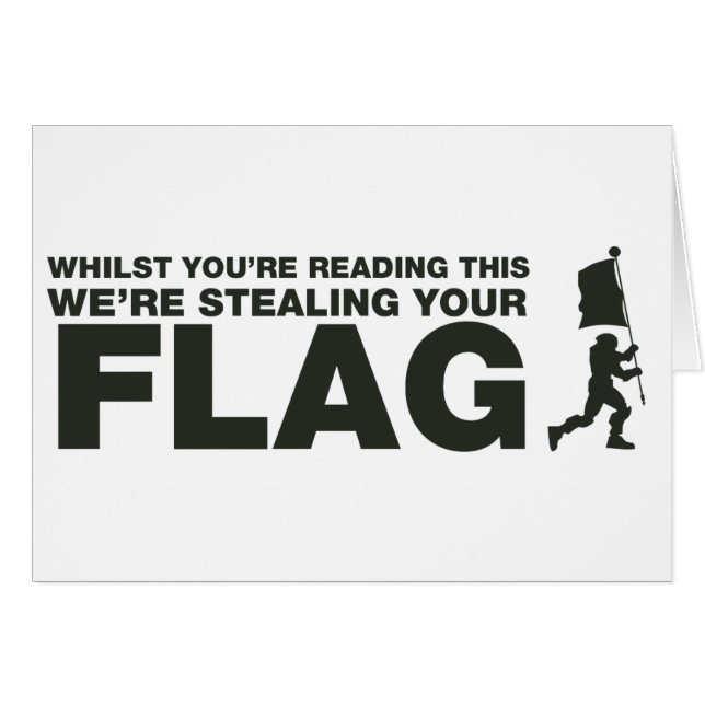 Capture The Flag - Gamer, Gaming, Video Games (Front Horizontal)