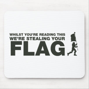 Capture The Flag - Gamer, Gaming, Video Games Mouse Mat