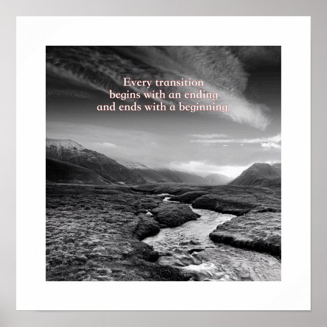 Capture the Journey: The Transition Poster (Front)