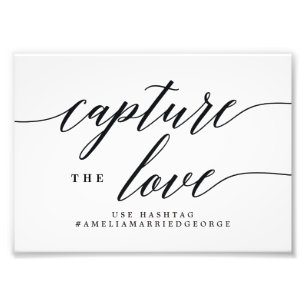 Capture The Love Instagram Sign Choose Your Size