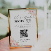 Capture The Love Qr Code Sign, Rose