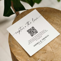 Capture The Love QR Code Wedding Photo Sharing