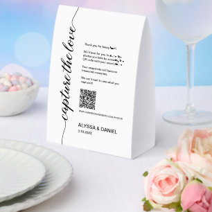 Capture the Love Wedding Photo share QR Code 