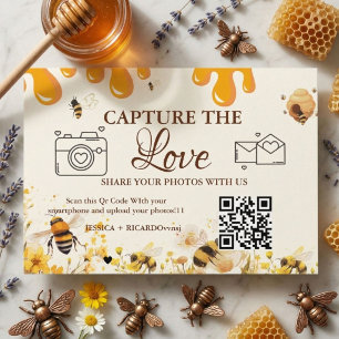 Capture the Love Wedding QR Code Card, Photo Card