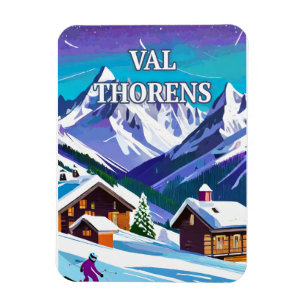 Capture the Magic of Val Thorens Magnet