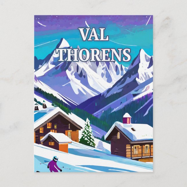 Capture the Magic of Val Thorens Postcard (Front)
