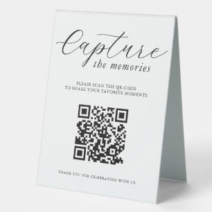Capture The Memories Wedding Photo QR Code