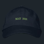 Capture the Significance of MAY 2026 Navy Color Embroidered Hat<br><div class="desc">Capture the significance of “MAY 2026” with this Navy Alternative Apparel Basic Adjustable Cap, featuring precision embroidery that adds a refined and lasting touch. The one-size-fits-all adjustable strap ensures a comfortable fit for everyone, making it ideal for seasonal events, company milestones, farewell parties, or promotional launches. Place your bulk order...</div>