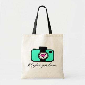 Capture your dreams- camera tote bag