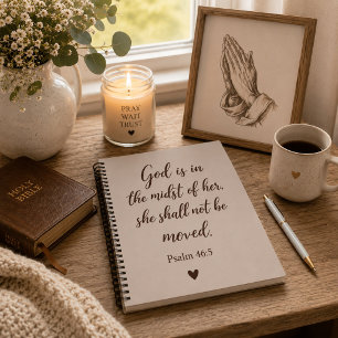 Capture your Thoughts God Is in the Midst of Her Notebook