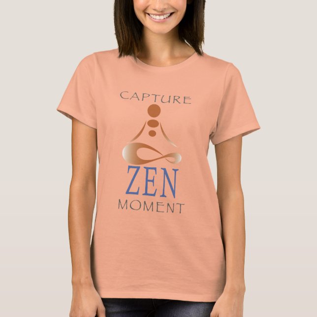 Capture Zen Moment Sheer Womens Tee (Front)