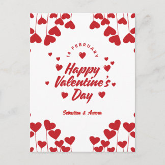 "Captured by Your Love" – Elegant Modern Valentine Postcard