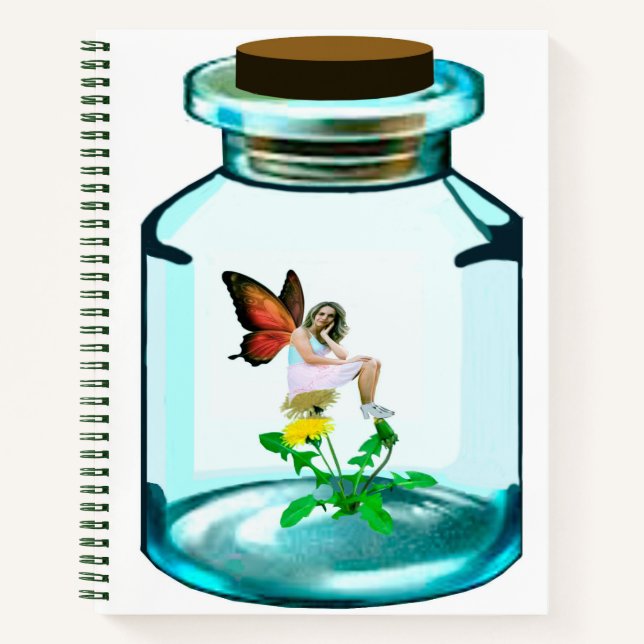 Captured Fairy Spiral Notebook (Front)