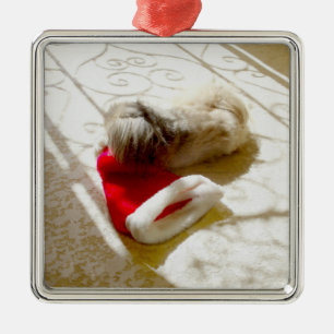 Captured Santa Metal Tree Decoration