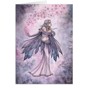 Captured Sky Star Fairy Fantasy Watercolor Art