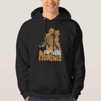 Capturing Moments Cheerful Photography Illustratio Hoodie