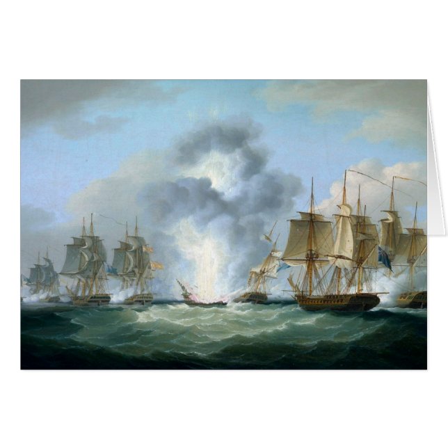 Capturing Spanish treasure ships 1804 (Front Horizontal)