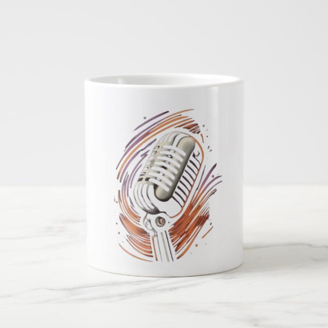 Capturing the Essence of Live Performance Large Coffee Mug (Front)