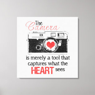 Capturing the Heart Canvas Print