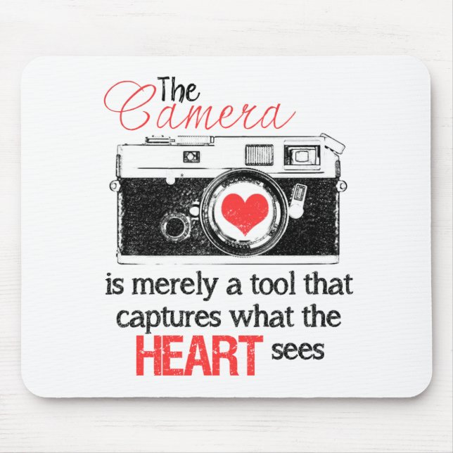 Capturing the Heart Mouse Mat (Front)